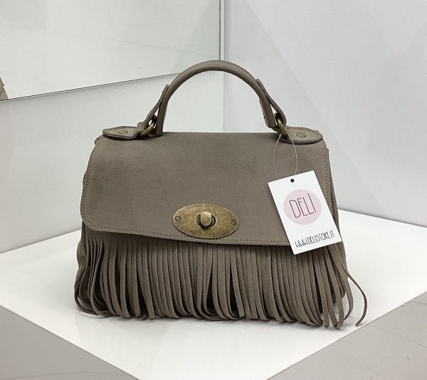 Borsa Mary Suede taupe