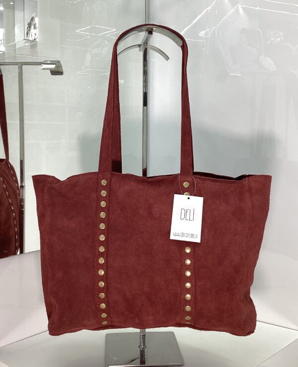 Borsa Gold bordeaux