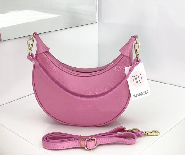 Borsa Half Moon rosa - immagine 2
