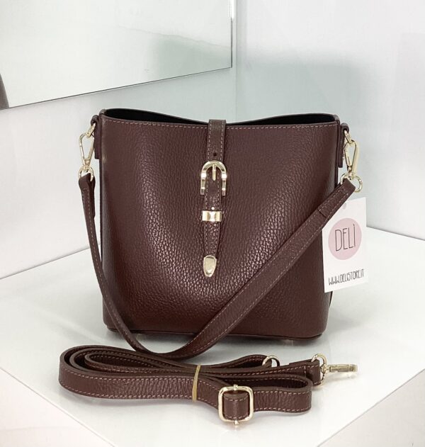 Borsa Buckle marrone - immagine 2