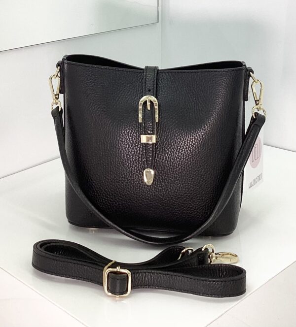 Borsa Buckle nera - immagine 2