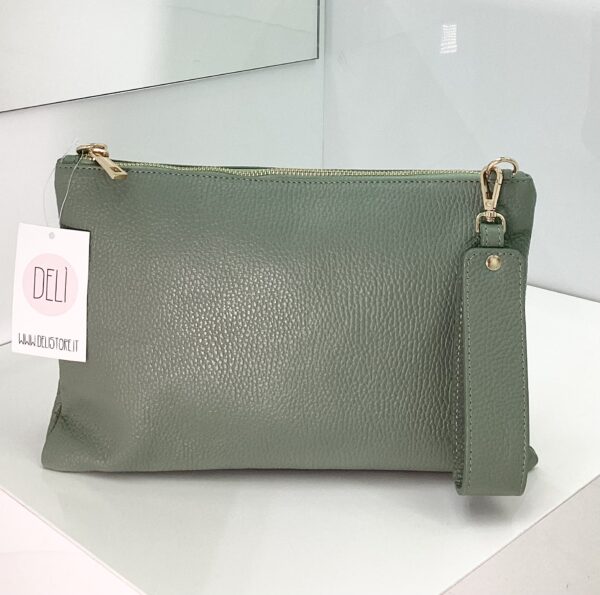 Clutch Glam verde salvia