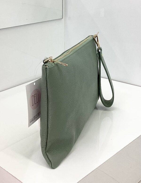 Clutch Glam verde salvia - immagine 4