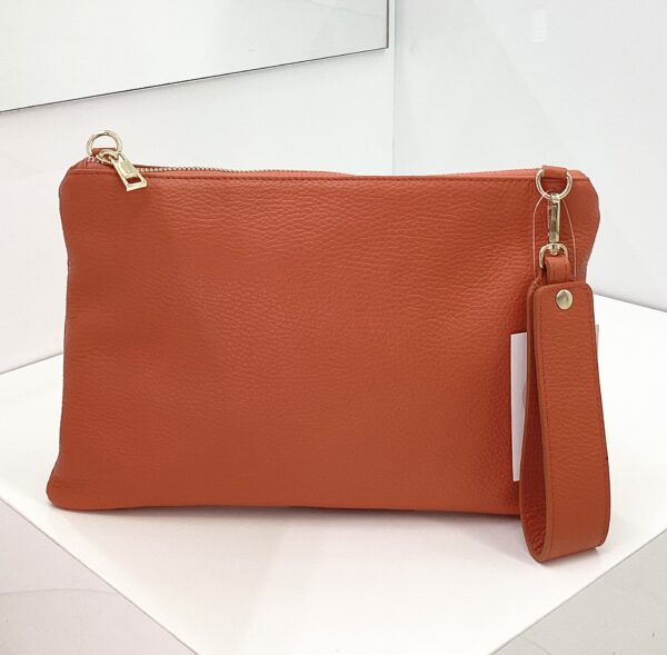 Clutch Glam arancione