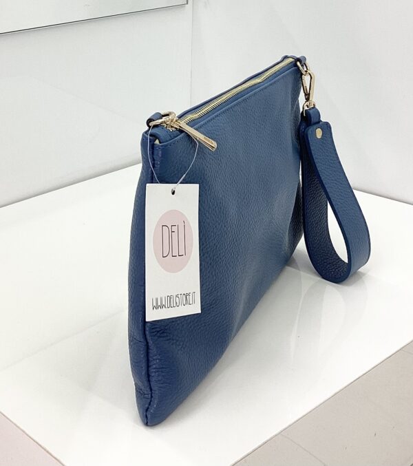 Clutch Glam blu - immagine 4