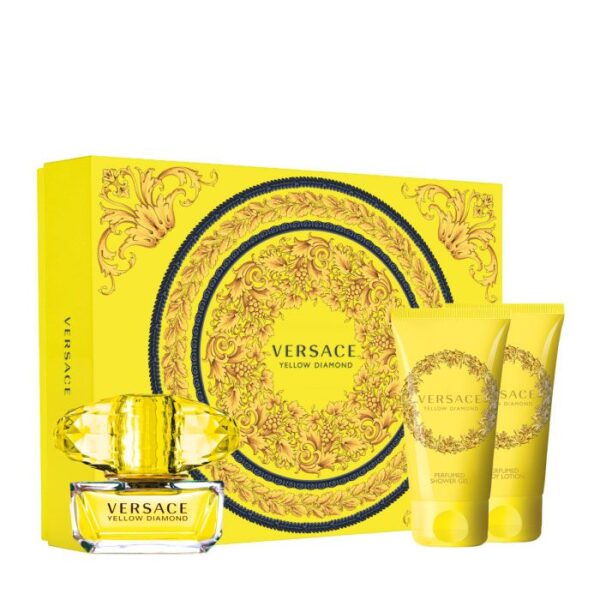 Versace Yellow Diamond 50ml+Body Lotion 50ml+Gel Doccia 50ml