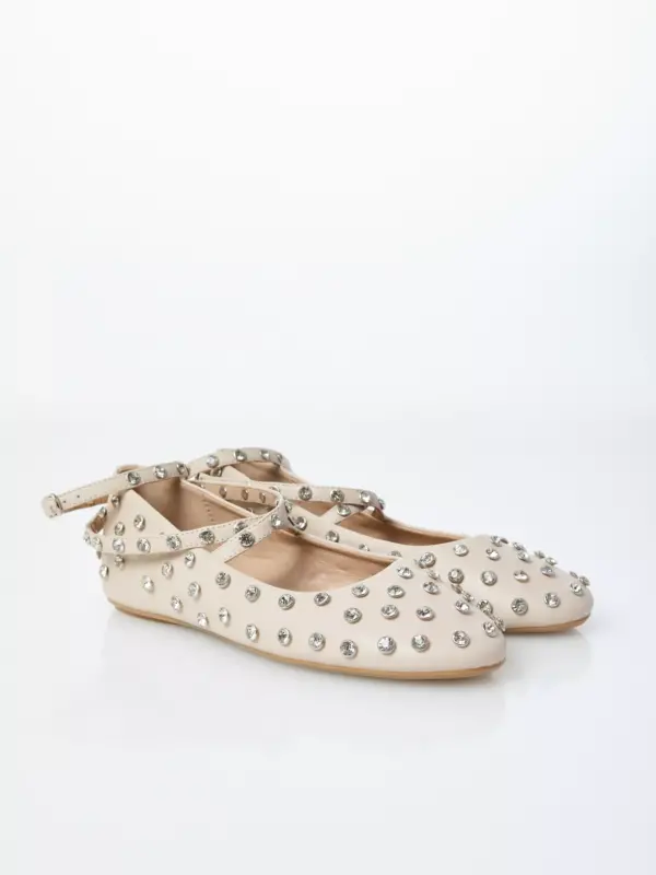 Ballerina Strass panna - immagine 2