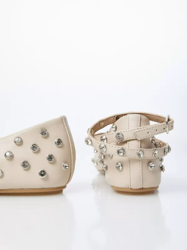 Ballerina Strass panna - immagine 4