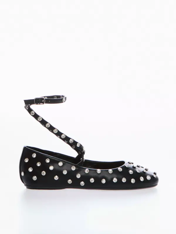 Ballerina Strass nera