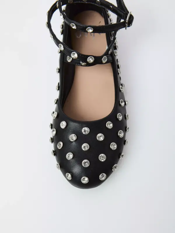 Ballerina Strass nera - immagine 3