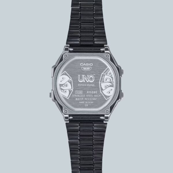 Orologio Casio digitale A168WEUC-1A in collaborazione con UNO™ - immagine 6
