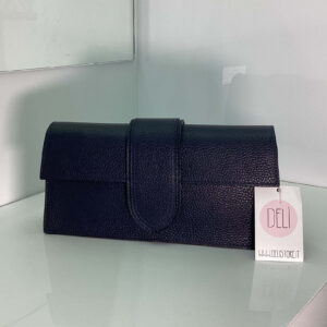 Clutch Trapezio blu