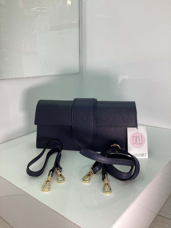 Clutch Trapezio blu - immagine 3