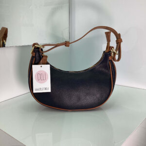 Borsa Easy One blu e marrone
