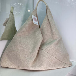 Borsa Nami bianca e oro