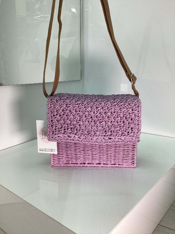 Borsa Bloom lavanda