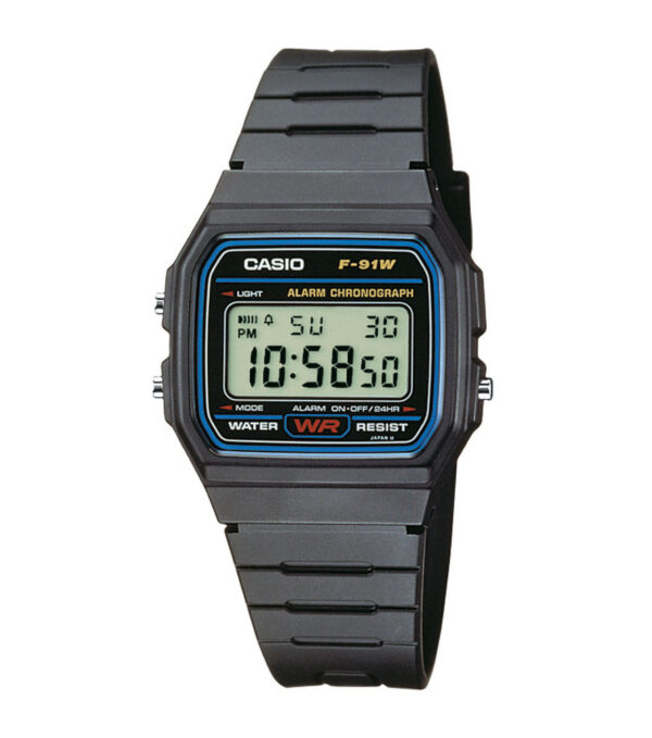 Orologio Casio digitale F-91W-1YEG