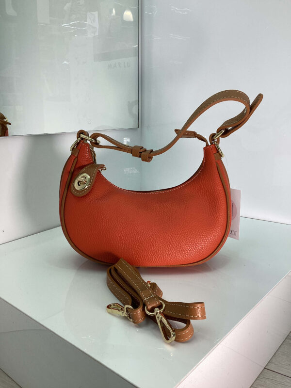 Borsa Easy One corallo e nocciola - immagine 2