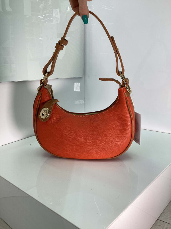 Borsa Easy One corallo e nocciola - immagine 4