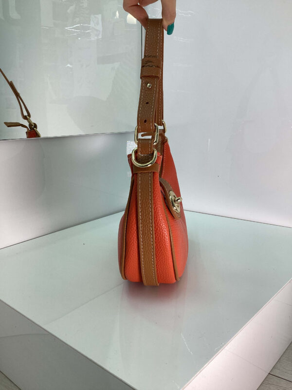 Borsa Easy One corallo e nocciola - immagine 3