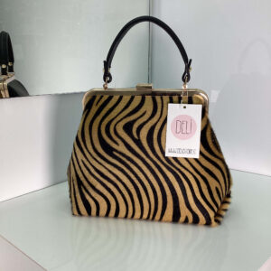 Borsa Katia zebrata marrone