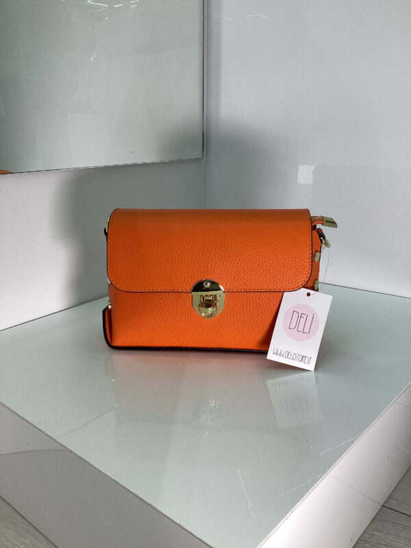 Borsa Energy arancio fluo