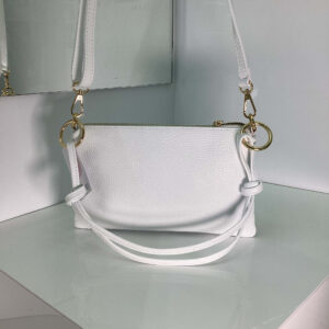Borsa Rings Mini bianca