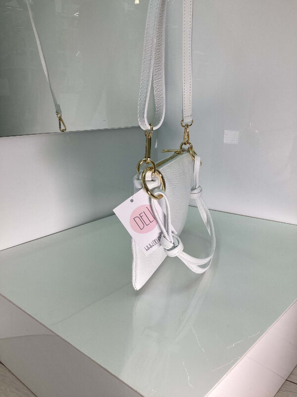 Borsa Rings Mini bianca - immagine 2