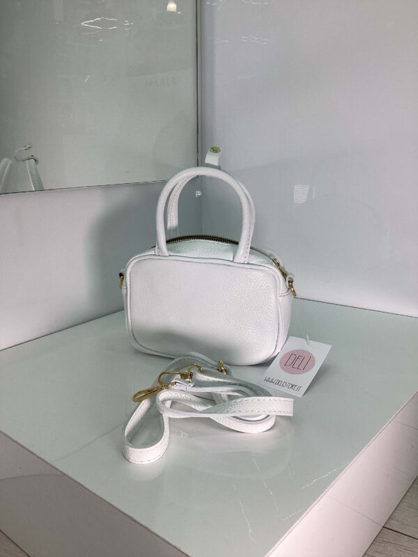 Mini bag Soft bianca - immagine 3