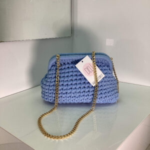 Pochette Uncinetto celeste