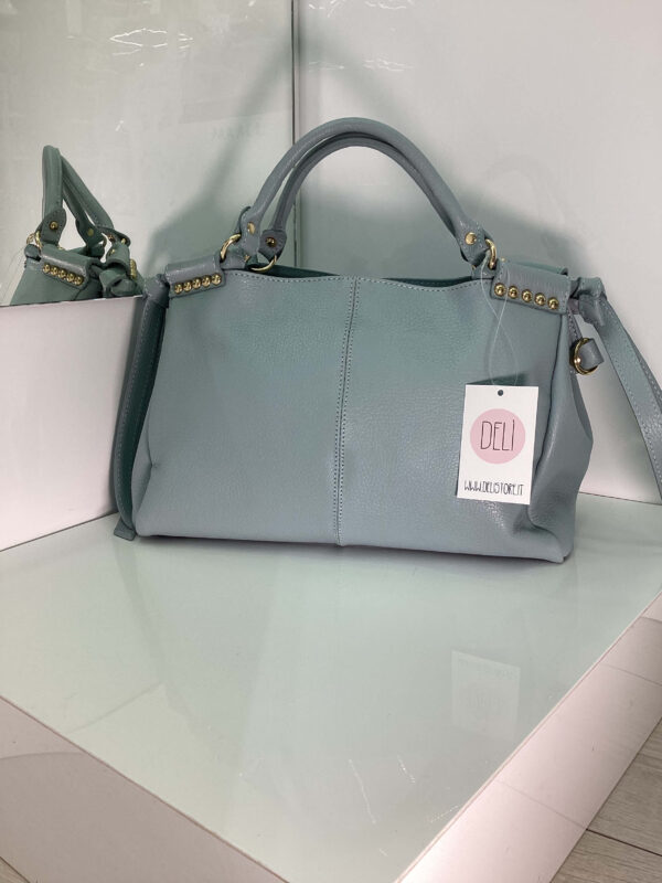 Borsa Patrizia celeste