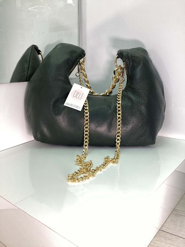 Borsa Diva verde scuro