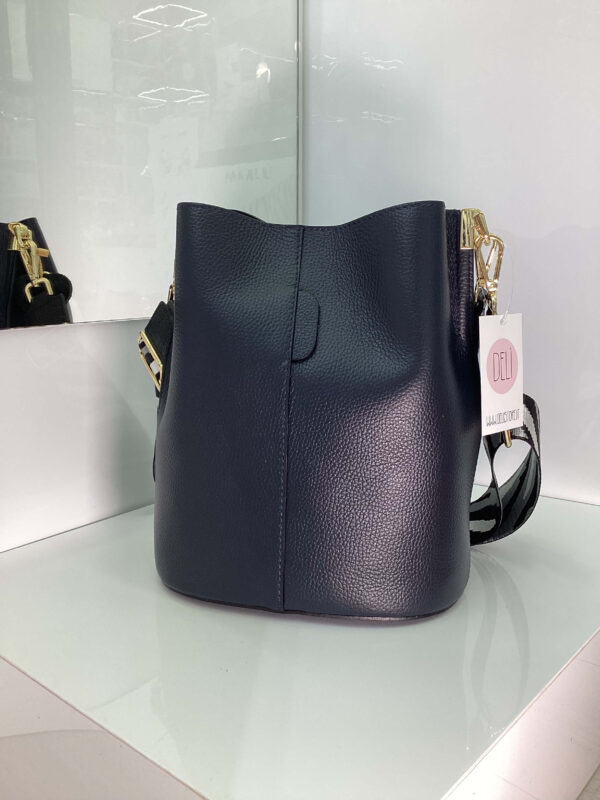 Borsa Greta secchiello blu notte