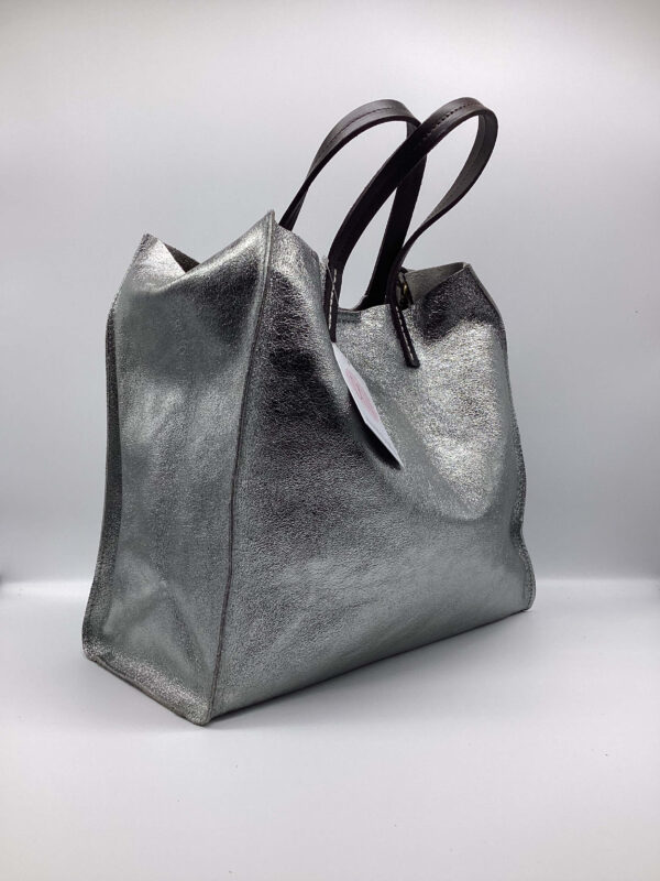 Shopper Luce media argento brunito - immagine 3
