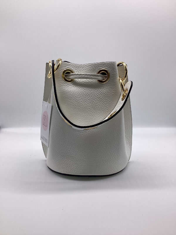 Borsa Bucket Chic bianca