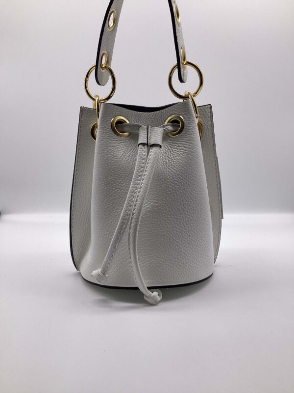 Borsa Bucket Chic bianca - immagine 4