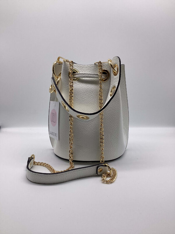 Borsa Bucket Chic bianca - immagine 3