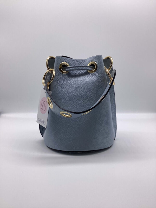 Borsa Bucket Chic celeste