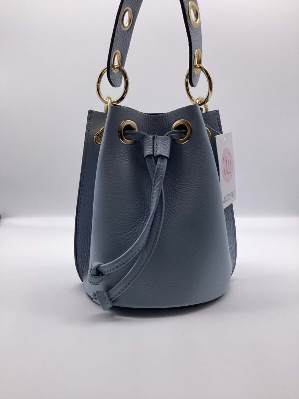 Borsa Bucket Chic celeste - immagine 3