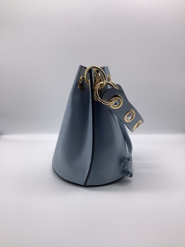 Borsa Bucket Chic celeste - immagine 2