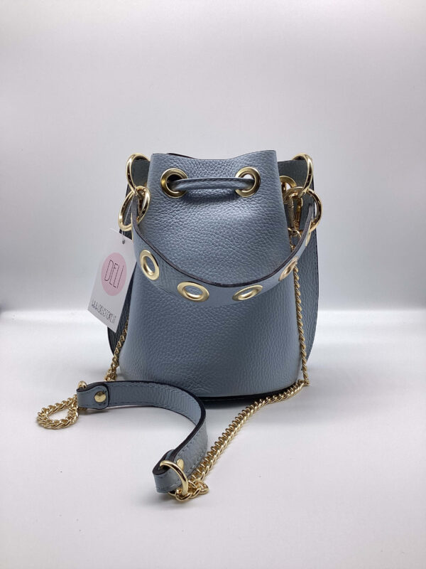 Borsa Bucket Chic celeste - immagine 4