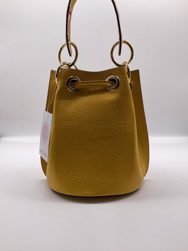 Borsa Bucket Chic gialla - immagine 3