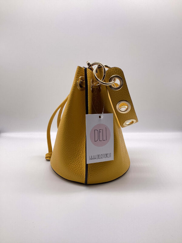 Borsa Bucket Chic gialla - immagine 2