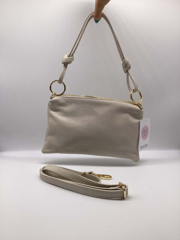 Borsa Rings Mini panna - immagine 4