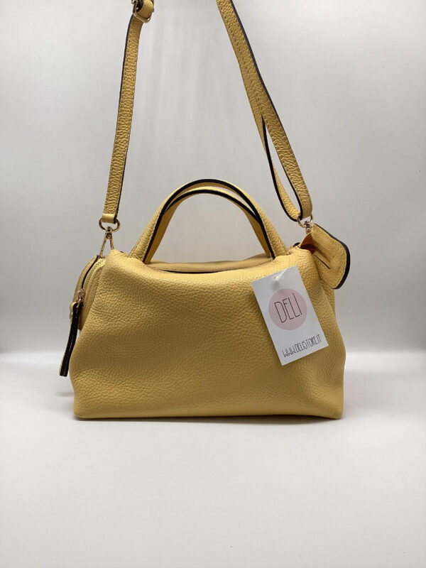 Mini bag Clarissa giallo pastello - immagine 3