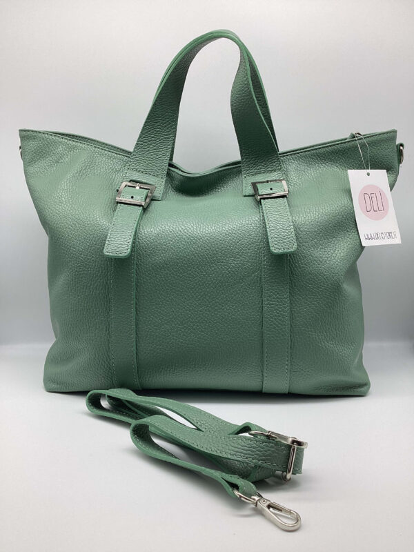 Borsa Cinzia latte-menta - immagine 3