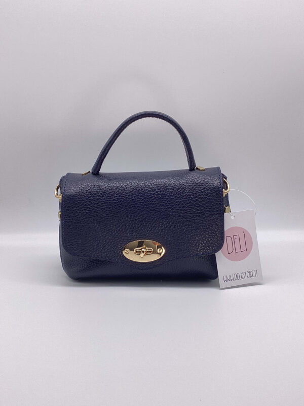 Mini bag Annabeth blu notte