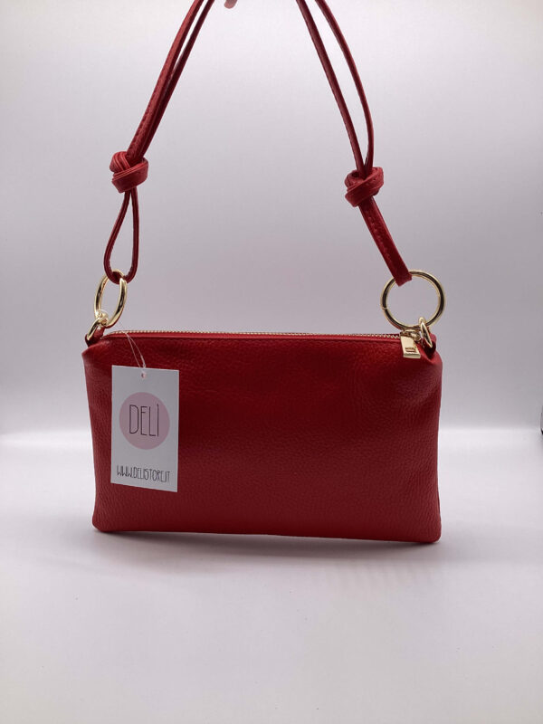 Borsa Rings Mini rossa - immagine 3