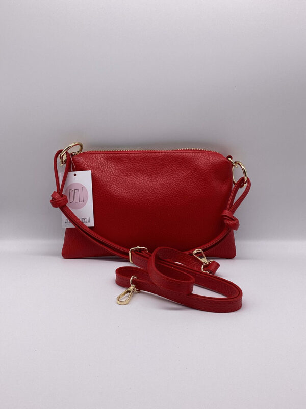 Borsa Rings Mini rossa - immagine 4