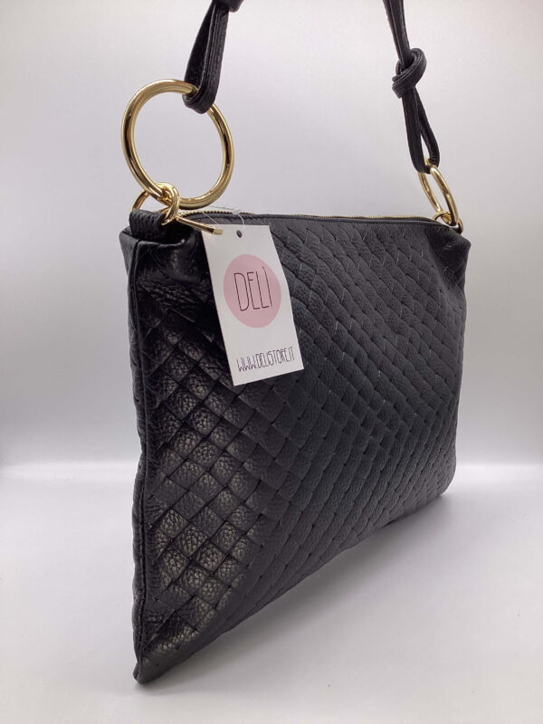 Borsa Rings Quadro nera - immagine 3